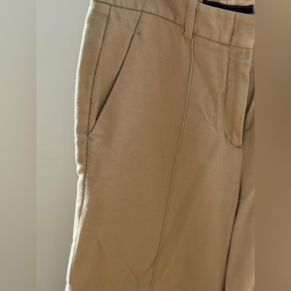 BCBGMAXAZRIA Beige Wide-Leg Pant - Picture 12 of 12